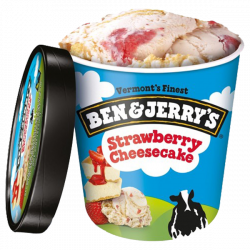 Ben & Jerry's Strawberry Cheesecake
